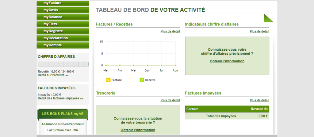 Logiciel de facturation GRATUIT en ligne MyAE