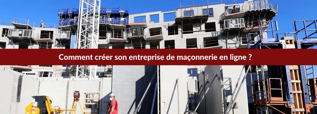 couvreur en bâtiment, créer en ligne entreprise maçonnerie