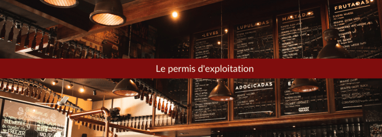 le permis d'exploitation