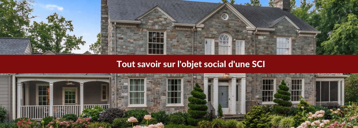 SCI objet social définir