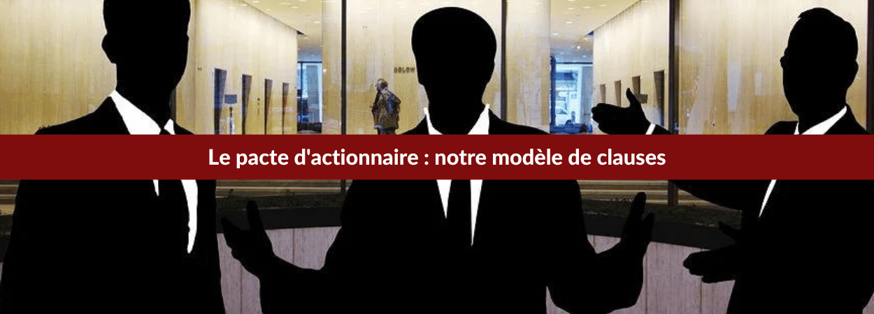 pacte d'actionnaire modèle gratuit