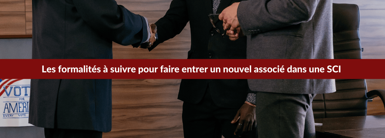 nouvel associé sci formalités