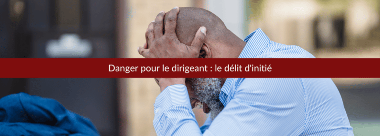 le délit d'initié