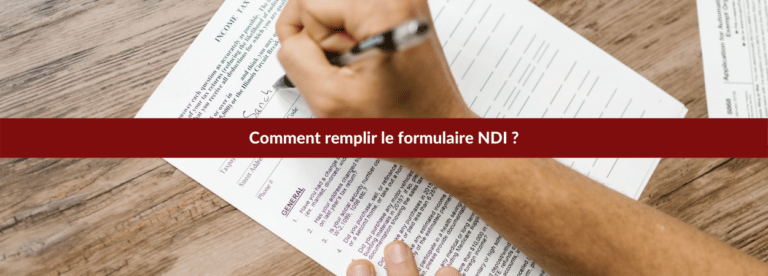 formulaire NDI