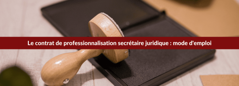 contrat de professionnalisation secrétaire juridique