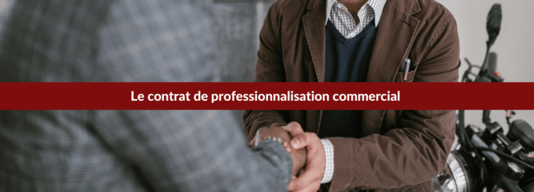 contrat de professionnalisation commercial