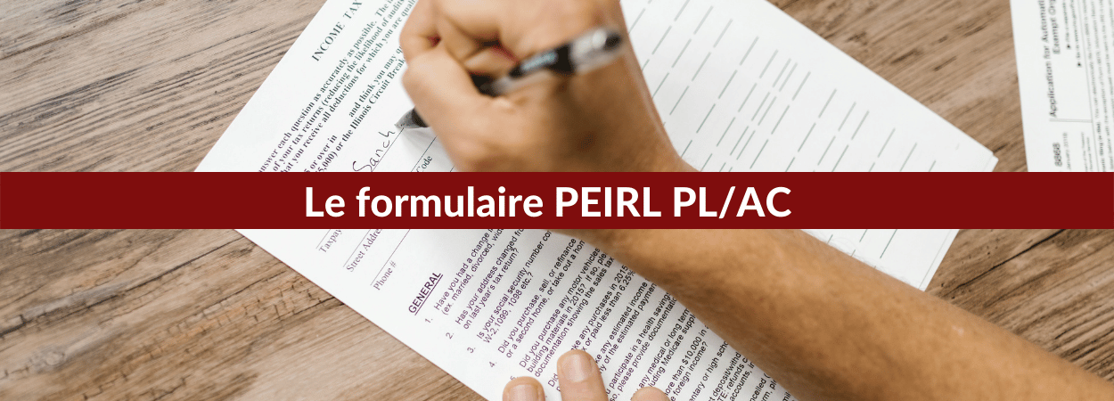 formulaire PEIRL PL/AC