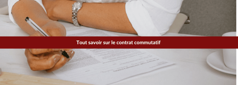 contrat commutatif : Tout savoir