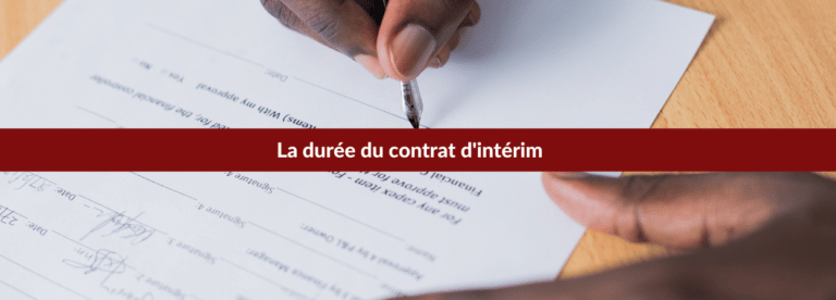 durée contrat intérim