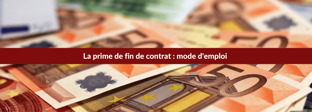 prime de fin de contrat