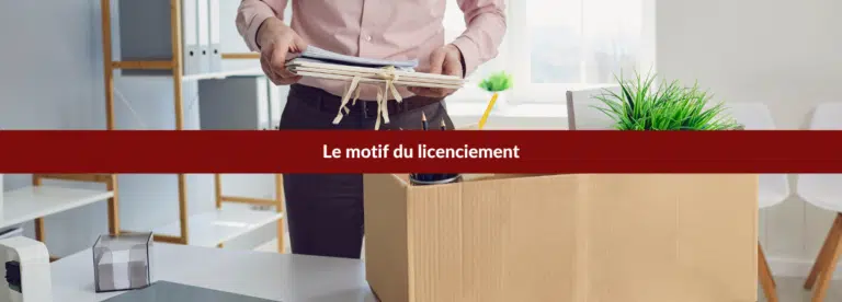motif licenciement
