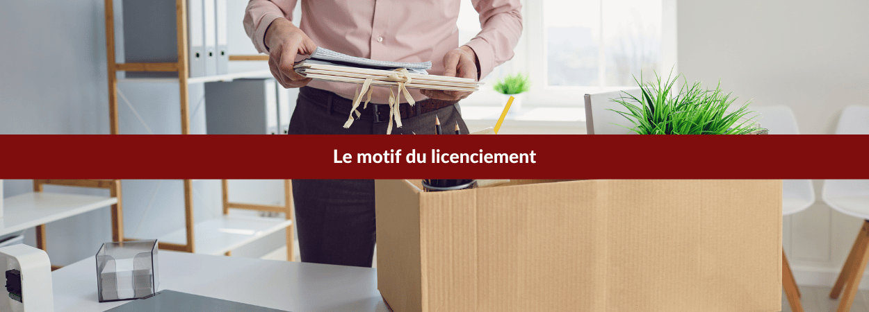 motif licenciement