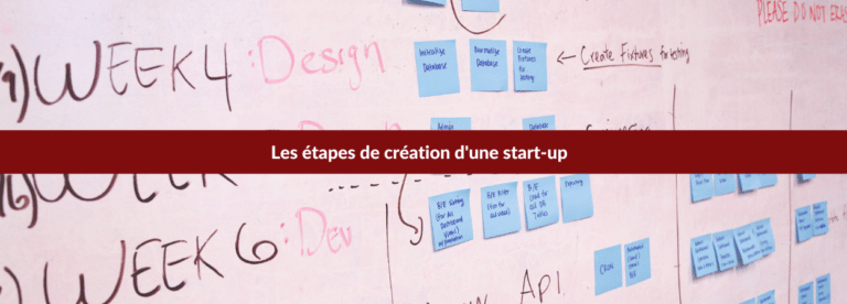 étapes création startup