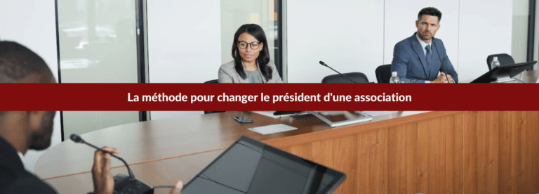 changement président association