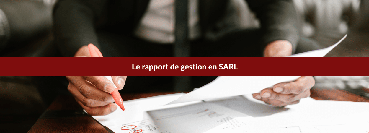 Rapport de gestion en SARL