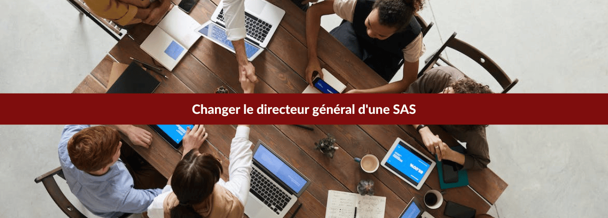 changer directeur général SAS