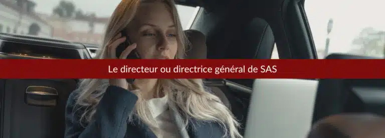 directeur général de SAS