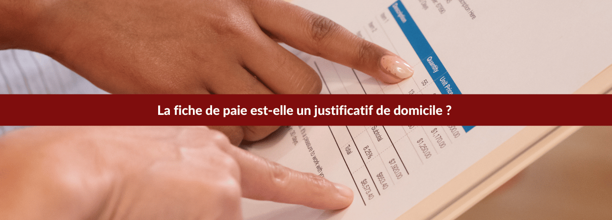 fiche de paie justificatif de domicile