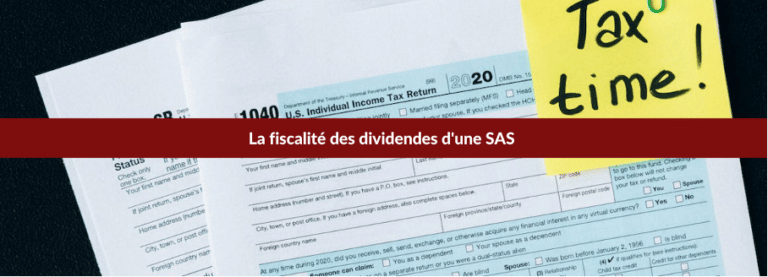 la fiscalité dividendes sas