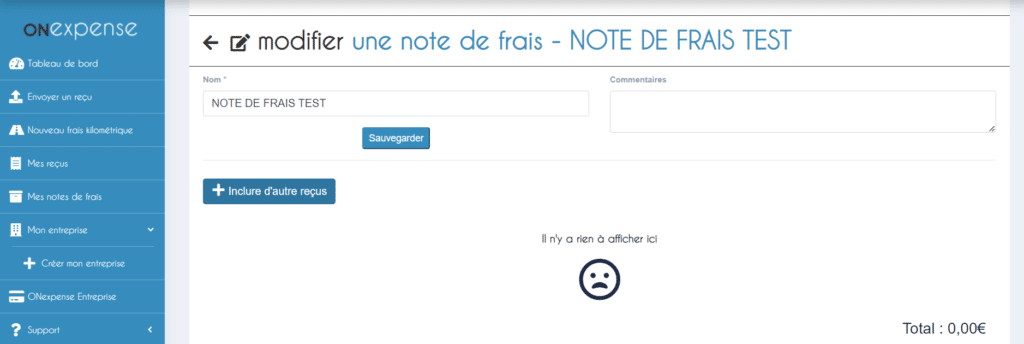 Test du logiciel de gestion des notes de frais ONexpense sur le blog du dirigeant