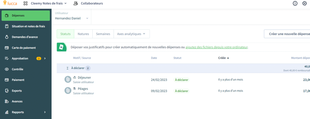 le logiciel Cleemy de gestion des notes de frais : notre test et avis sur le blog du dirigeant