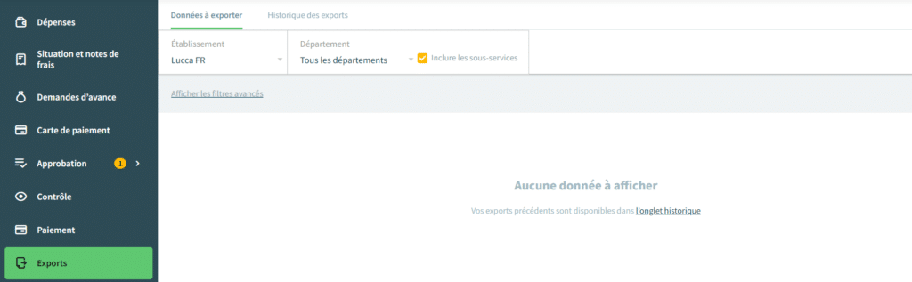 test du logiciel Cleemy sur le blog du dirigeant : l'export des données au comptable