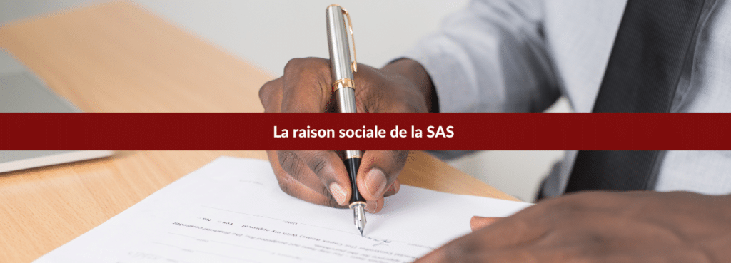 raison sociale SAS
