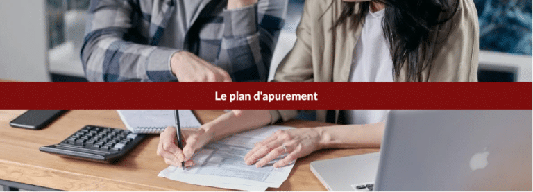 le plan d'apurement