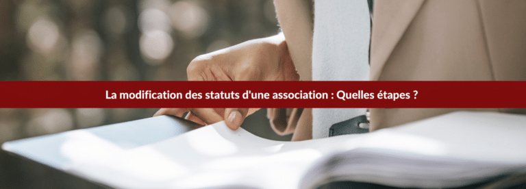 modification des statuts d'une association