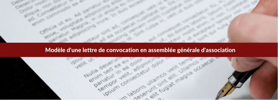 lettre convocation assemblée générale association