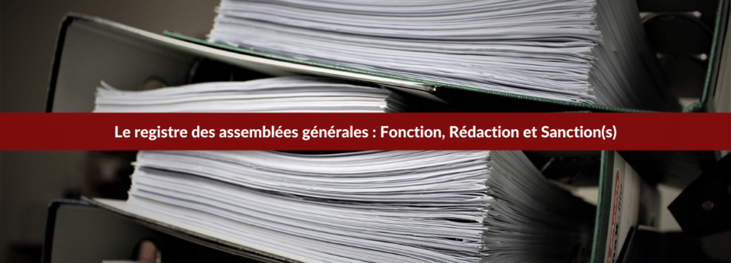 registre assemblees generales