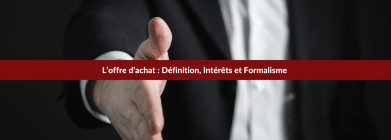offre d'achat