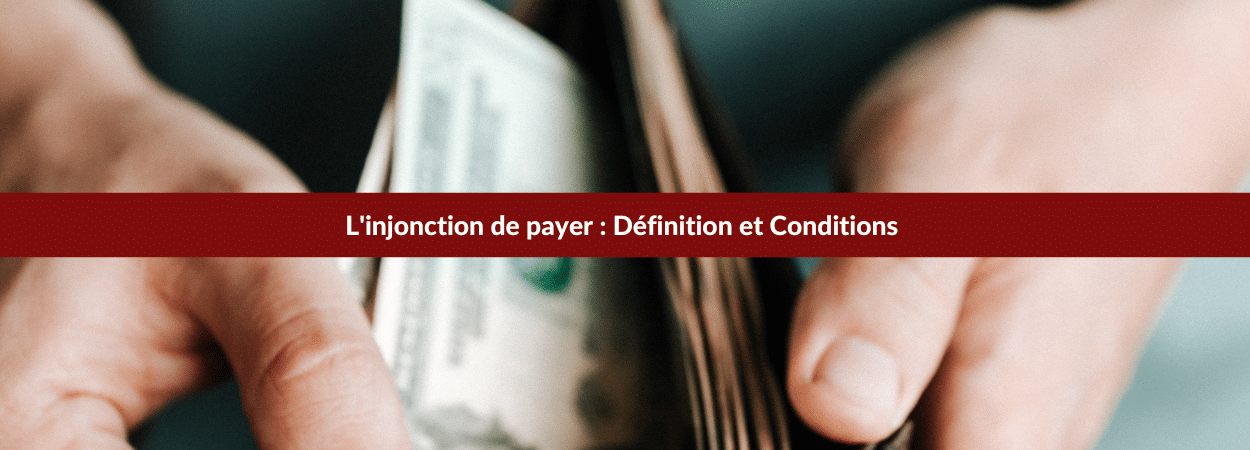 l'injonction de payer