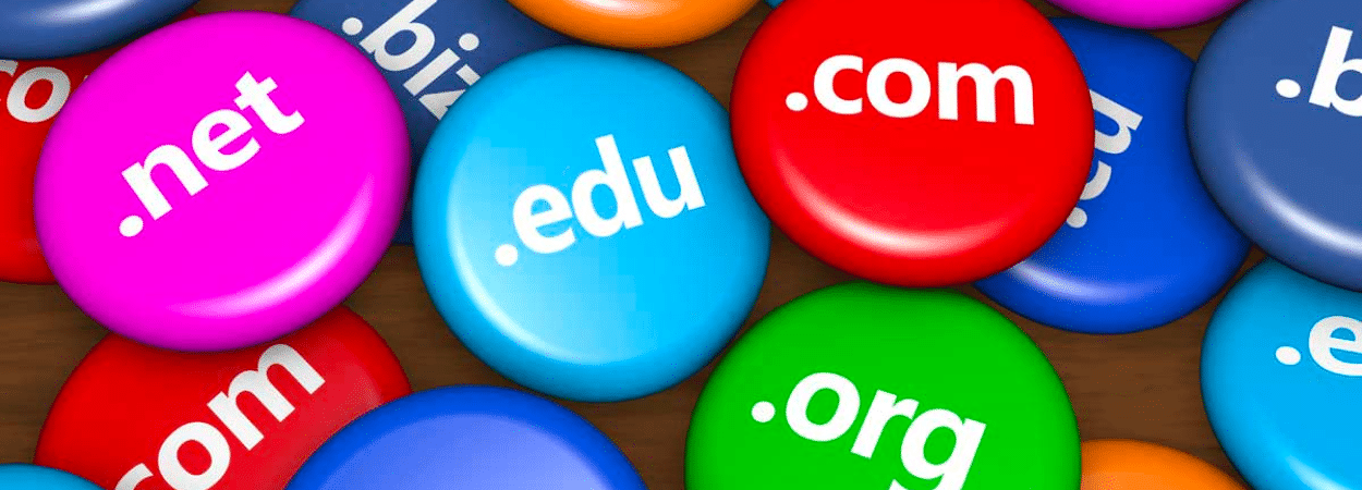 le nom de domaine d’un site web