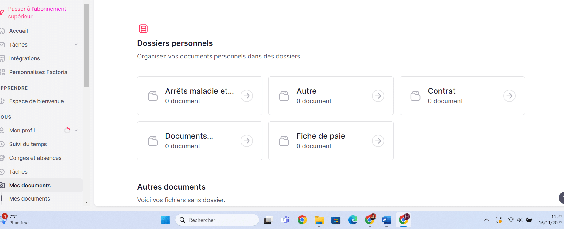 Notre test des documents centralisés dans Factorial sur Le Blog du dirigeant