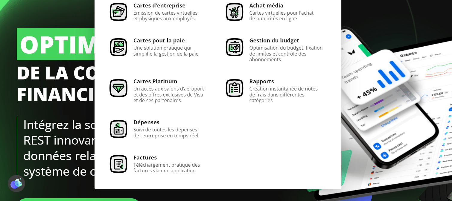 Les fonctionnalités du logiciel Wallester sur Le Blog du Dirigeant