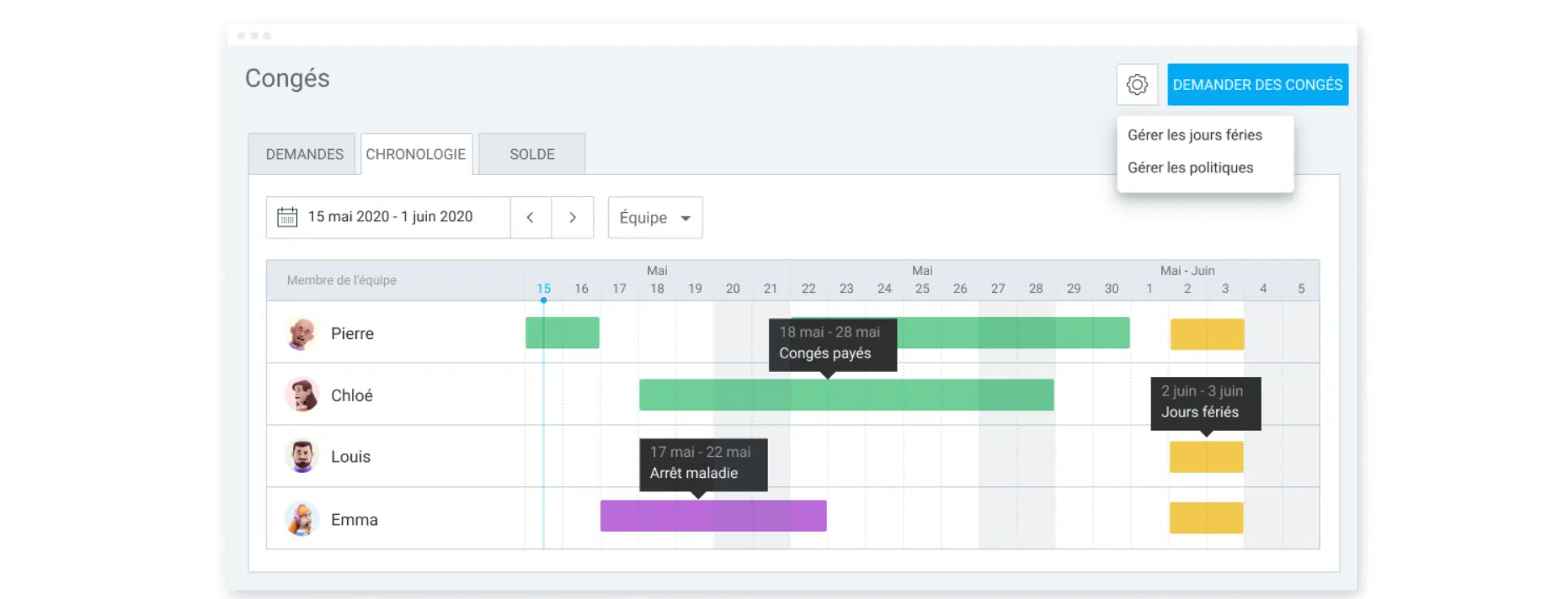 La gestion des congés avec Clockify sur Le Blog du Dirigeant