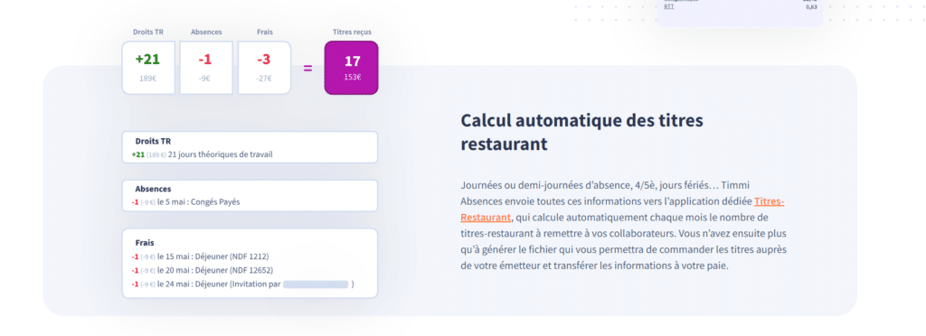 calcul automatique des données de la paie avec Timmi Absences sur Le Blog du Dirigeant