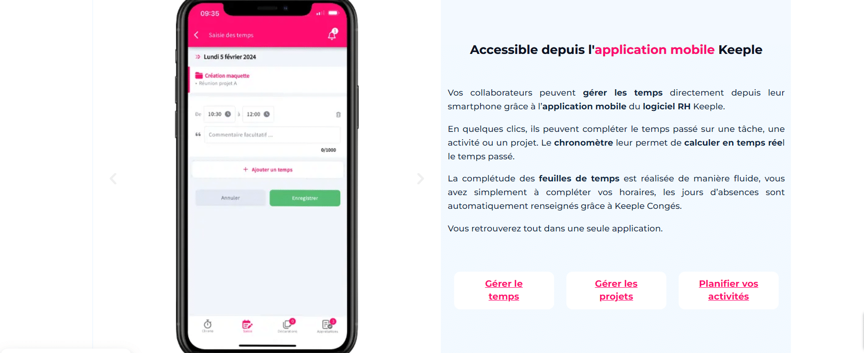 La saisie des temps de travail et suivi des projets avec le logiciel Keeple, sur Le Blog du Dirigeant