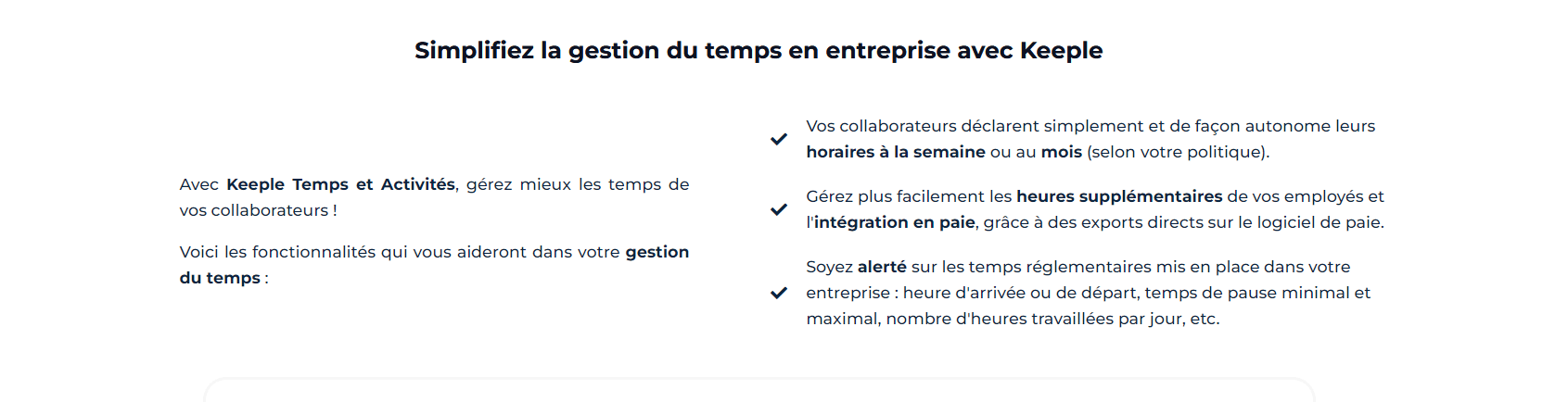 La saisie des temps de travail sur le logiciel Keeple, sur Le Blog du Dirigeant