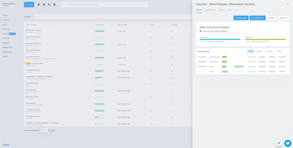 Test et avis du logiciel de facturation OBAT