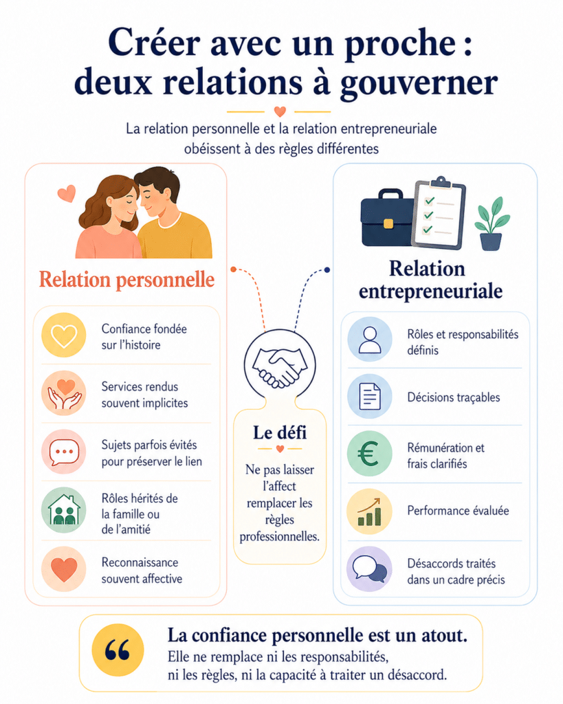 Créer avec un proche, un ami, un conjoint