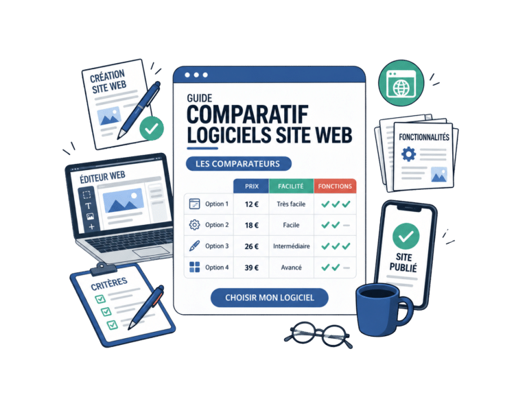 comparatif logiciel creation site web